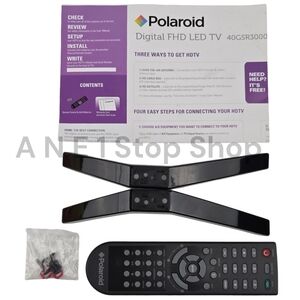 Polaroid Digital LED TV Remote Control with TV Stand Replacement
